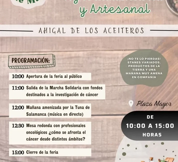 Ahigal de los Aceiteros: Jornada Solidaria y Gastronómica