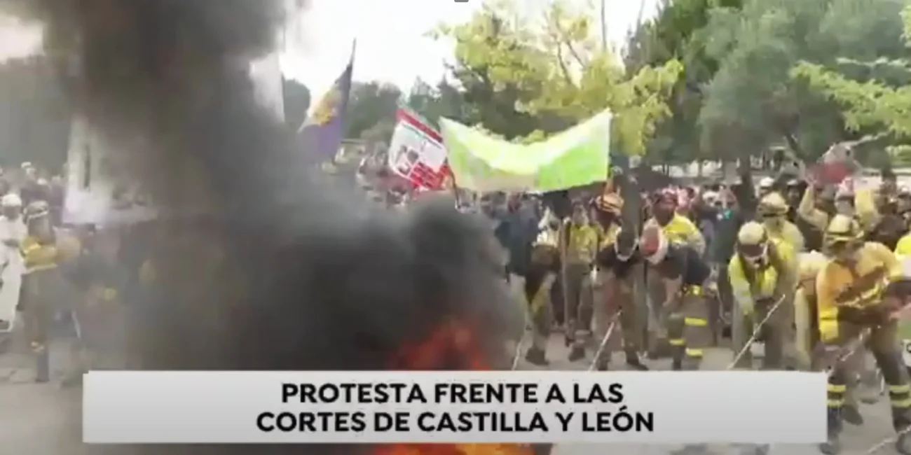 Castilla y León se levanta: protesta frente a las Cortes