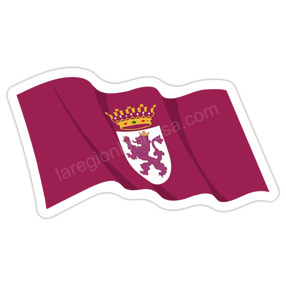 Pegatina bandera Región Leonesa