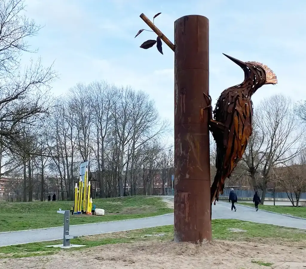 El Tormes se hace escultura: la fauna de hierro de Santa Marta