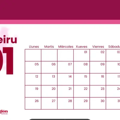 Calandariu 2026 en llingua llionesa