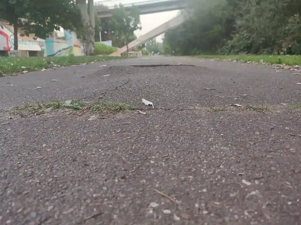 El lamentable estado del ciclocarril en León