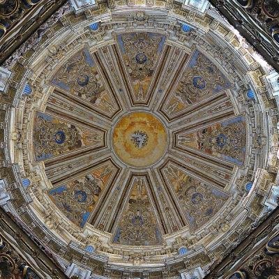 La bóveda y la cúpula de la Catedral Nueva de Salamanca