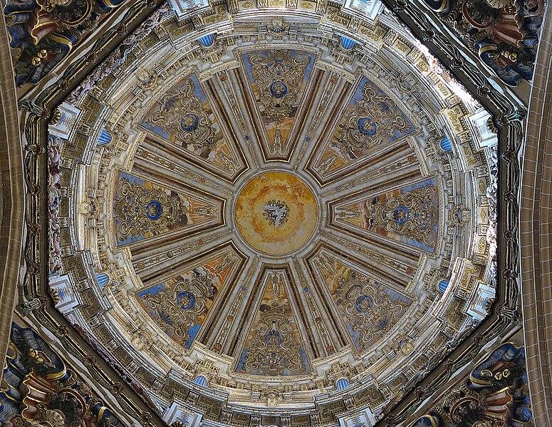 La bóveda y la cúpula de la Catedral Nueva de Salamanca