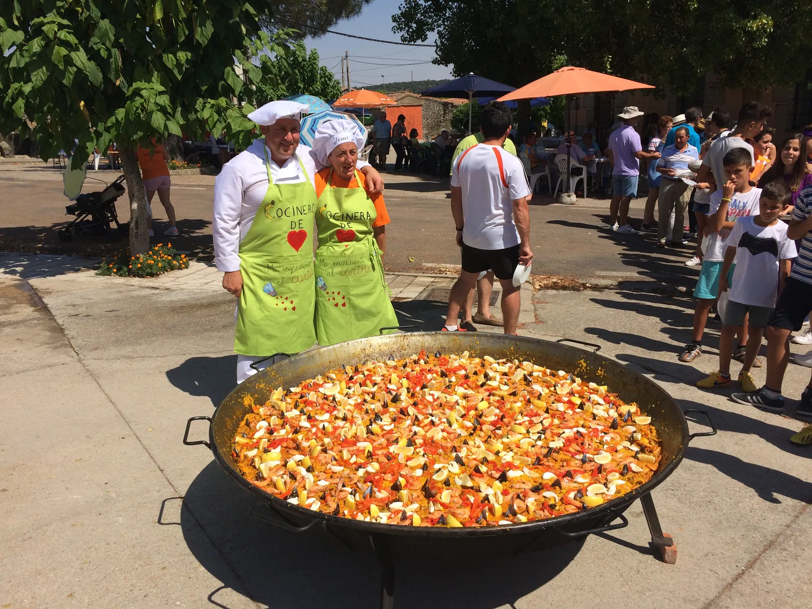 Comida popular en las fiestas