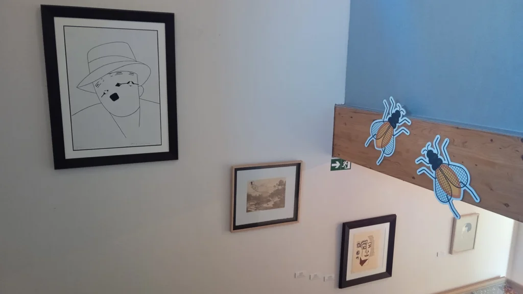 La amplia presencia de Eduardo Arroyo en la colección de arte contemporáneo de la Diputación se despliega en Cabrillanes