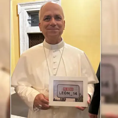 León 14: El original regalo de un sacerdote zamorano al Papa