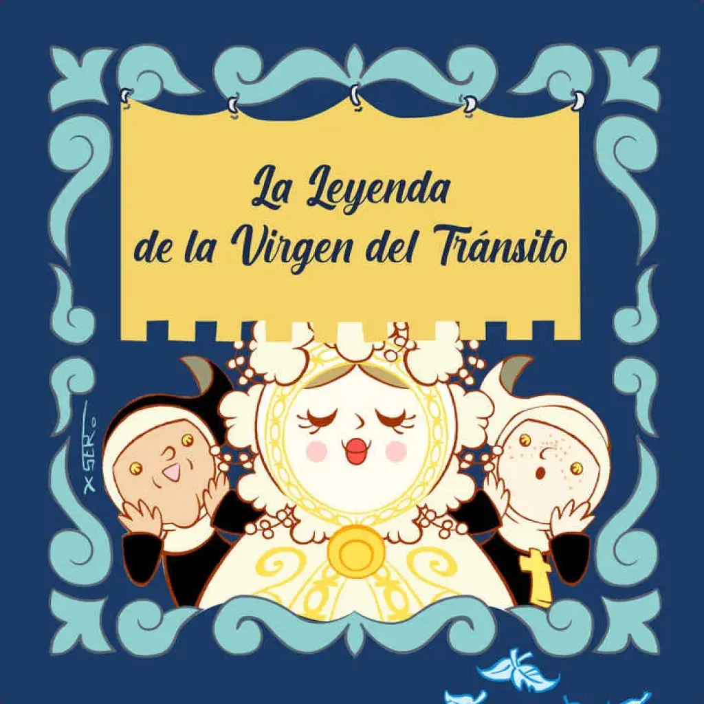 La leyenda de la Virgen del Tránsito ilustrada por Sergio Ballester, primer cuento infantil de Salto al Vacío
