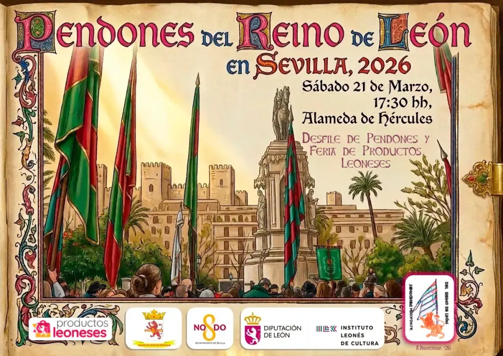 Los Pendones leoneses volverán a conquistar Sevilla en marzo de 2026