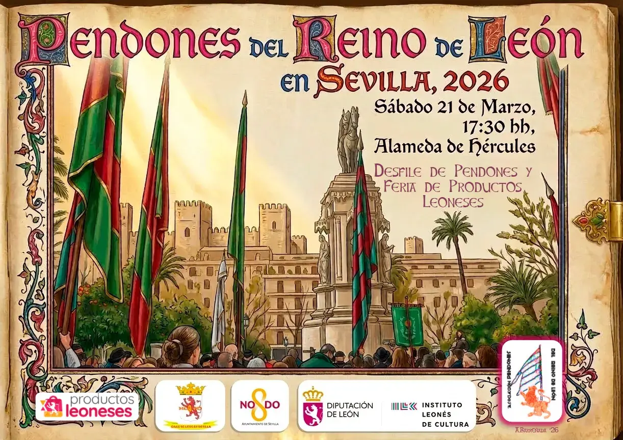 Los Pendones leoneses volverán a conquistar Sevilla en marzo de 2026