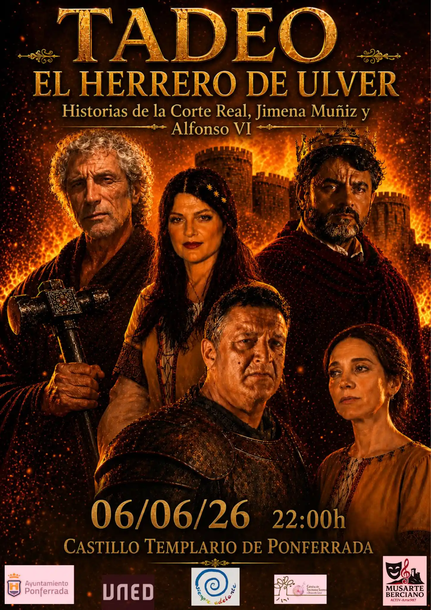 Tadeo El Herrero de Ulver: Historias de La Corte Real, Jimena y Alfonso VI