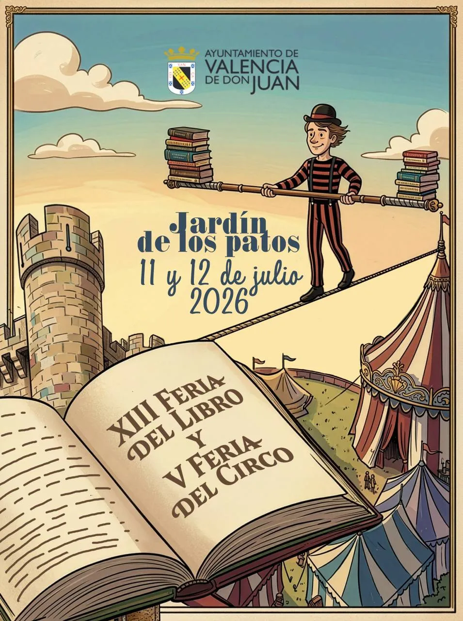 XIІІ Feria del Libro y V Feria del Circo de Valencia de Don Juan