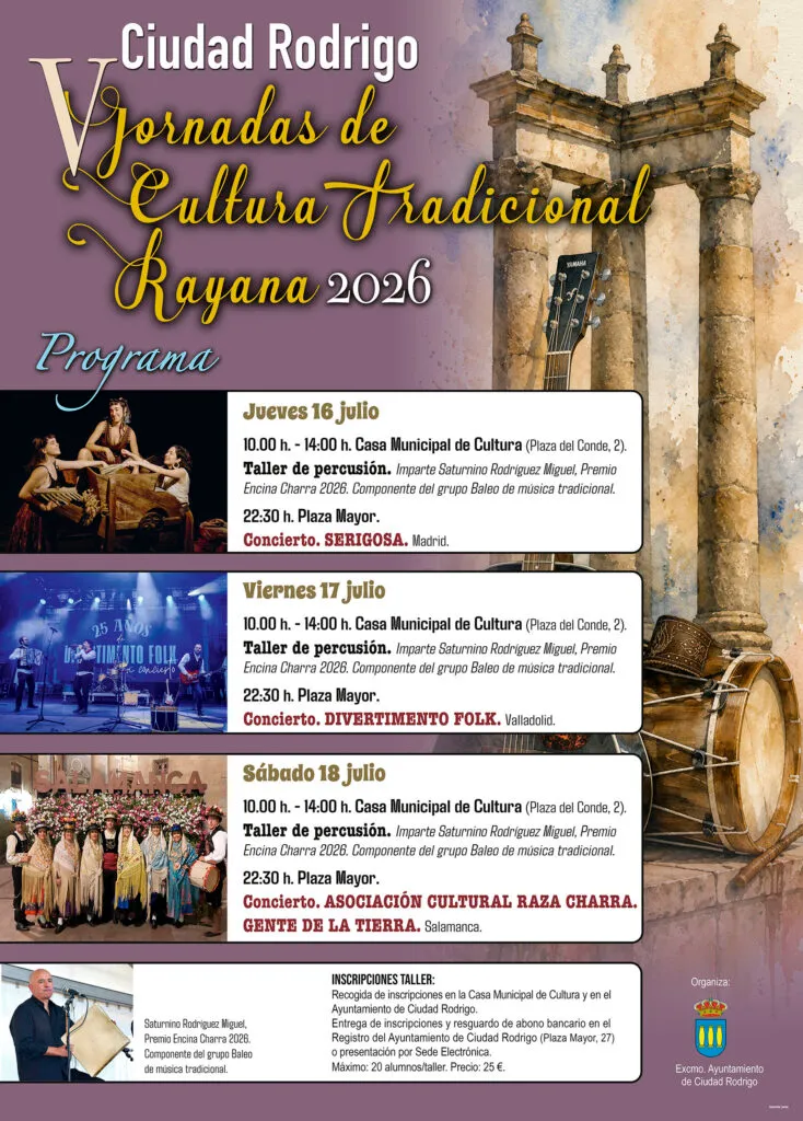 V Jornadas de Cultura Tradicional Rayana en Ciudad Rodrigo