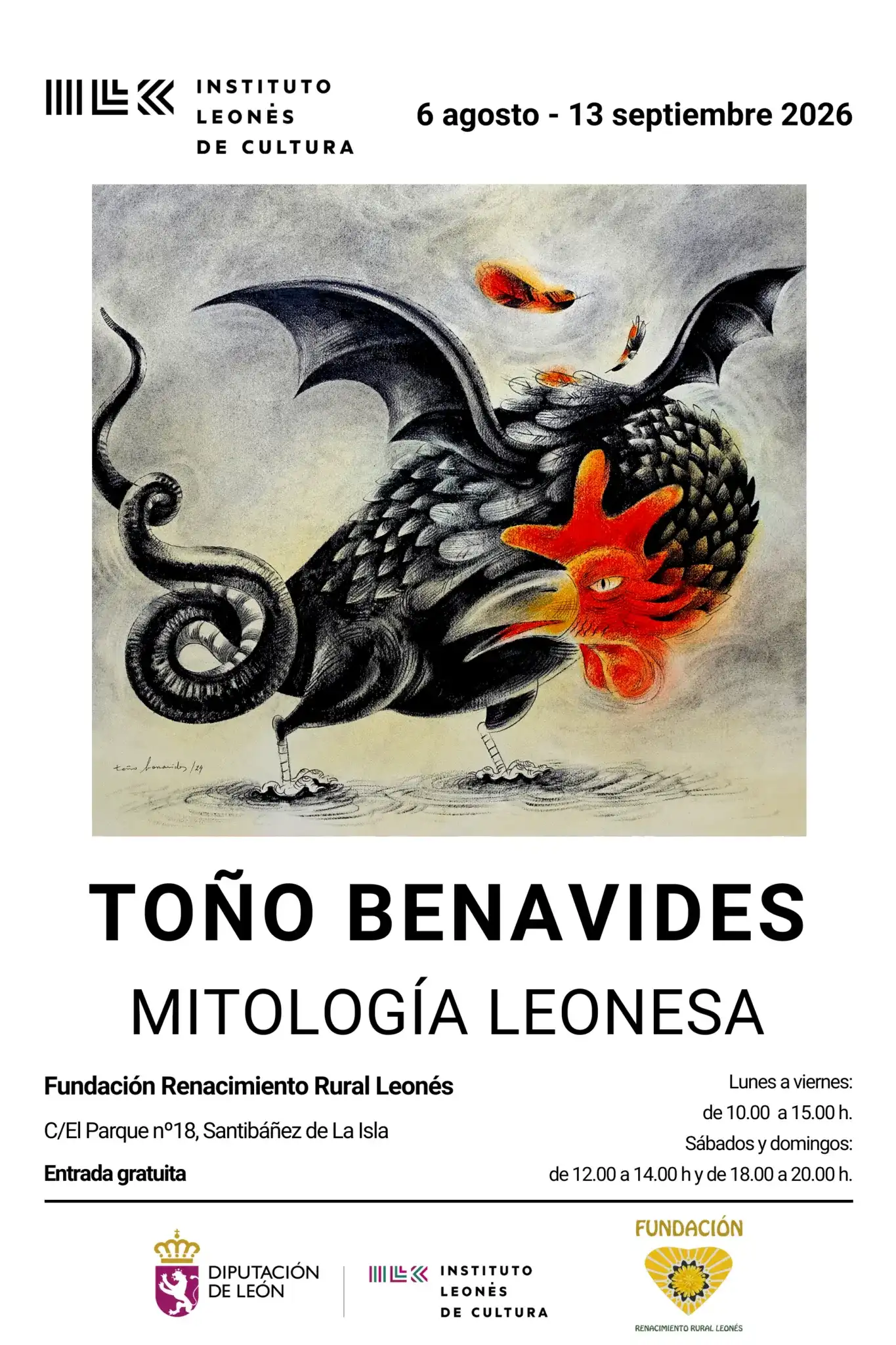 Exposición: la mitología leonesa de Toño Benavides en el Monasterio de Sandoval