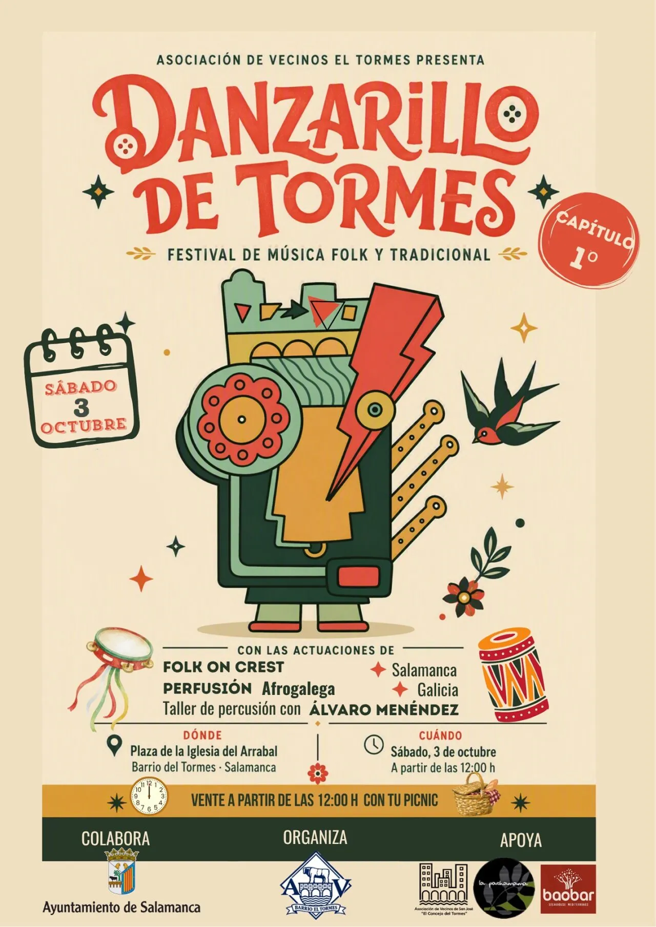 El Arrabal se llena de música con el "Danzarillo del Tormes"