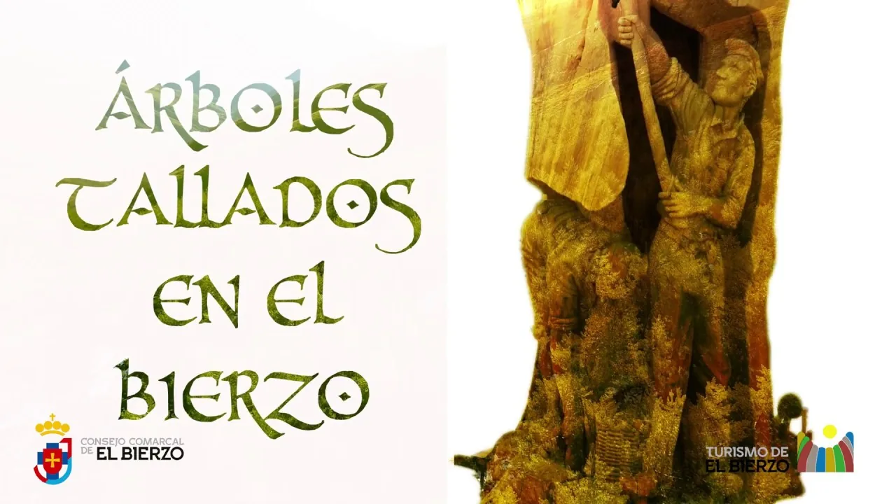 Árboles tallados en El Bierzo