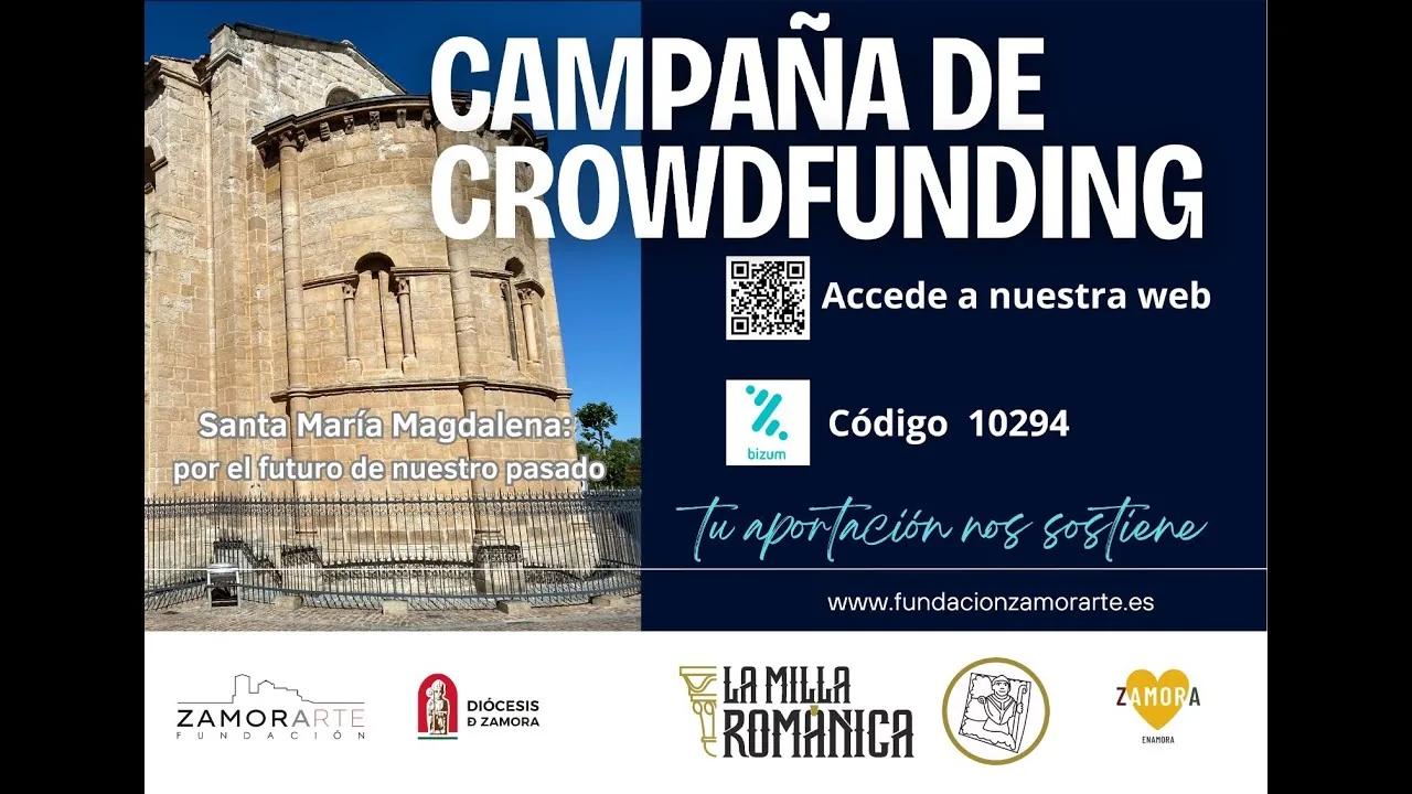 Zamora lanza una campaña de micromecenazgo para salvar la iglesia románica de La Magdalena