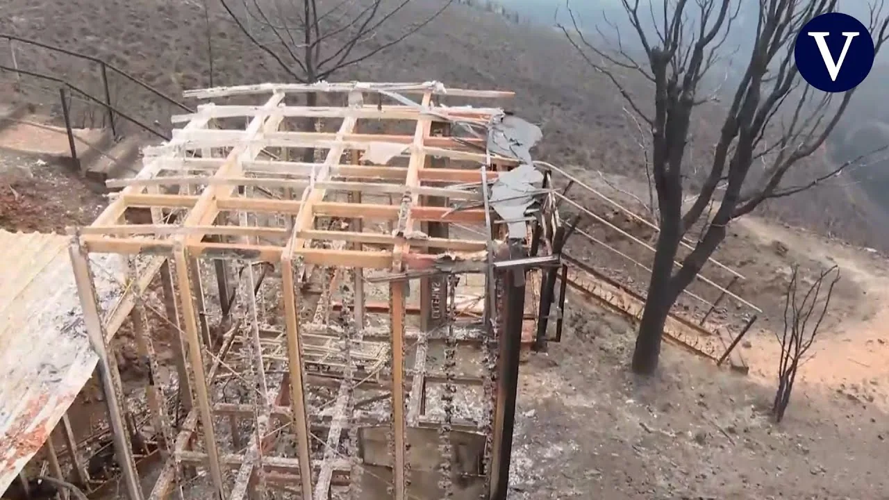 Así ha quedado el Parque Natural de Las Médulas tras el incendio