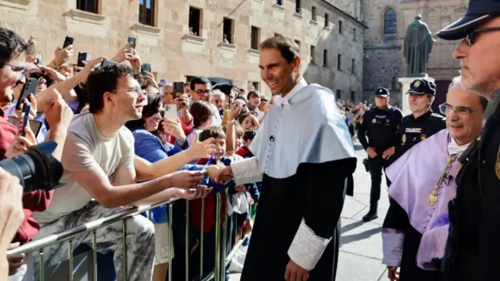 Rafa Nadal nombrado doctor honoris causa por la Universidad de Salamanca