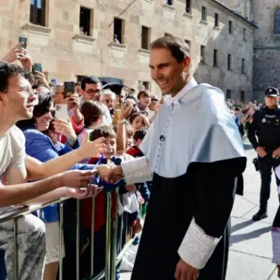 Rafa Nadal nombrado doctor honoris causa por la Universidad de Salamanca