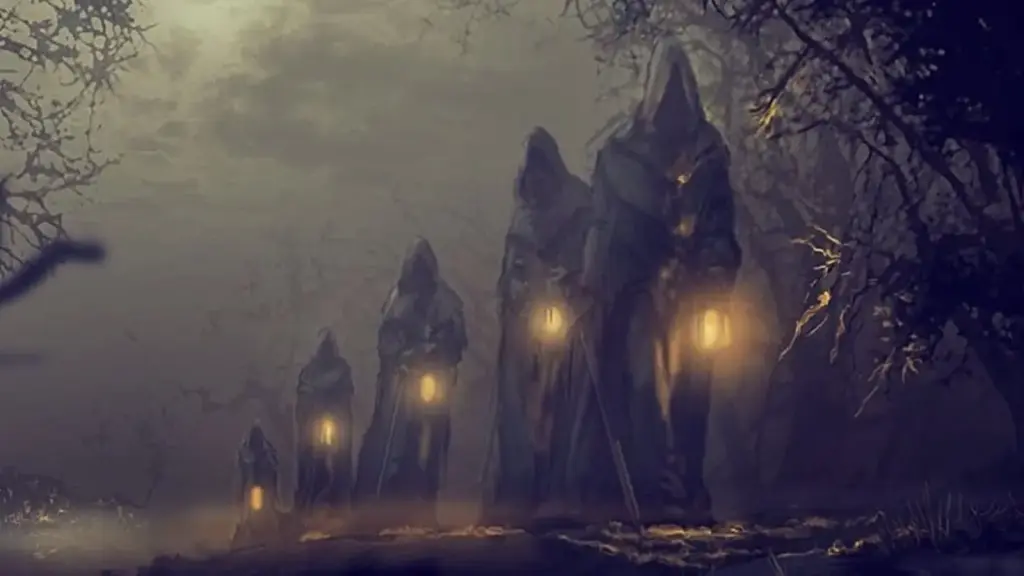 Procesión de ánimas en el Reino de León