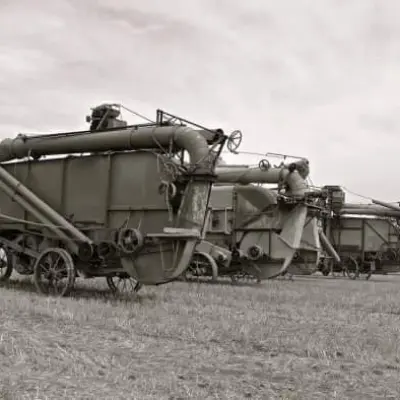 Aquellos viejos cacharros, las trilladoras