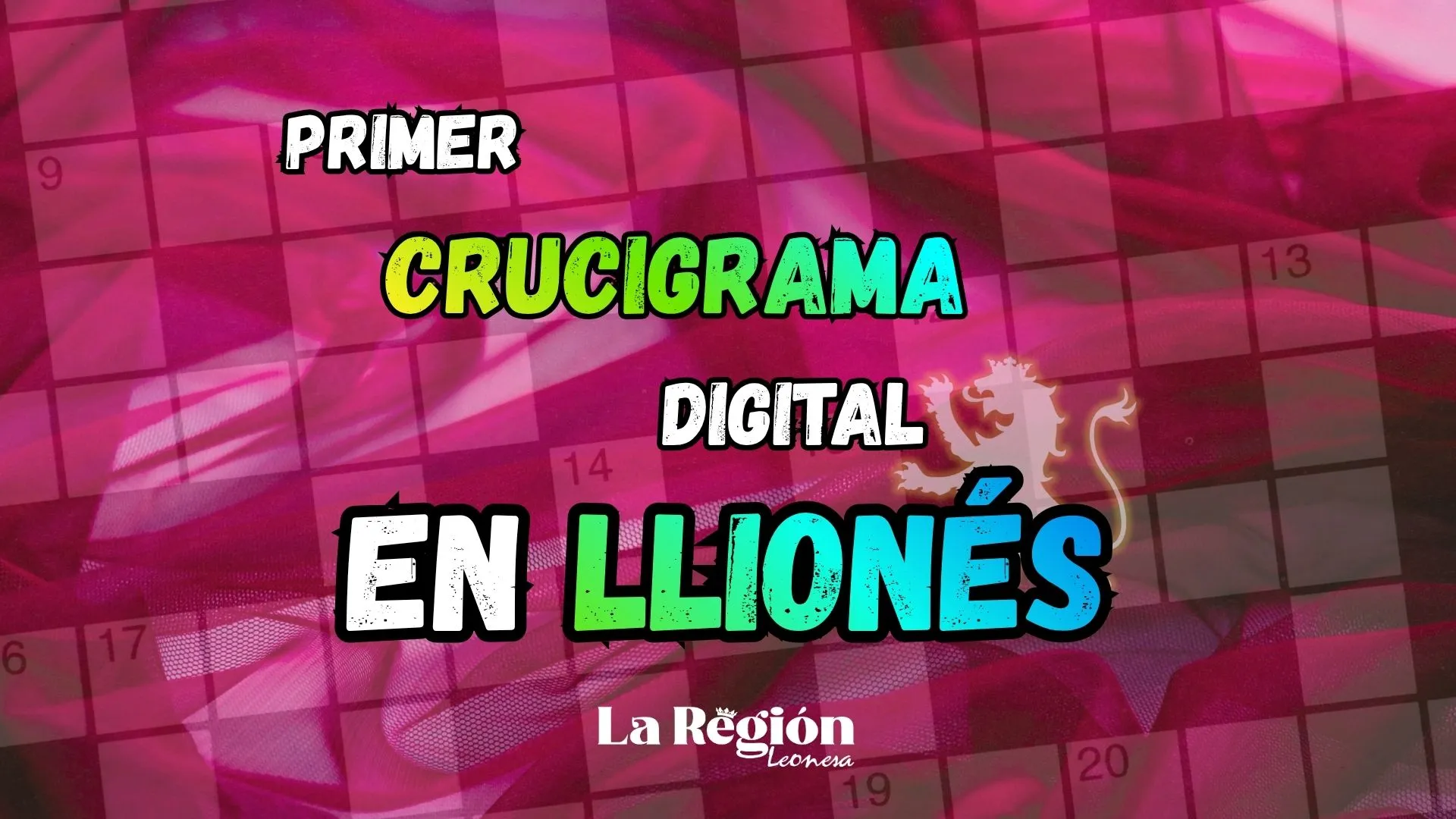 Crucigrama en Llionés