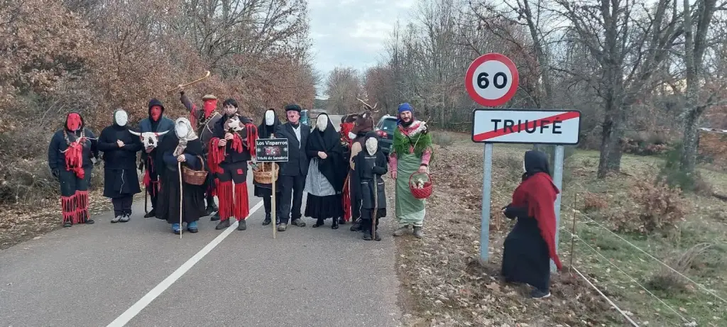 Las Vieyas y los Visparros de Triufé volvieron a practicar sus ritos ancestrales