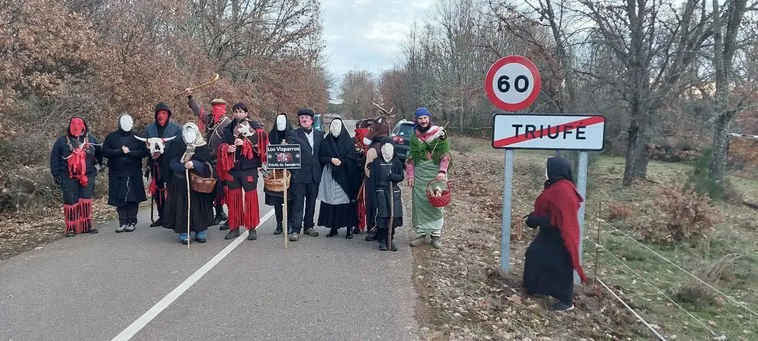 Las Vieyas y los Visparros de Triufé volvieron a practicar sus ritos ancestrales